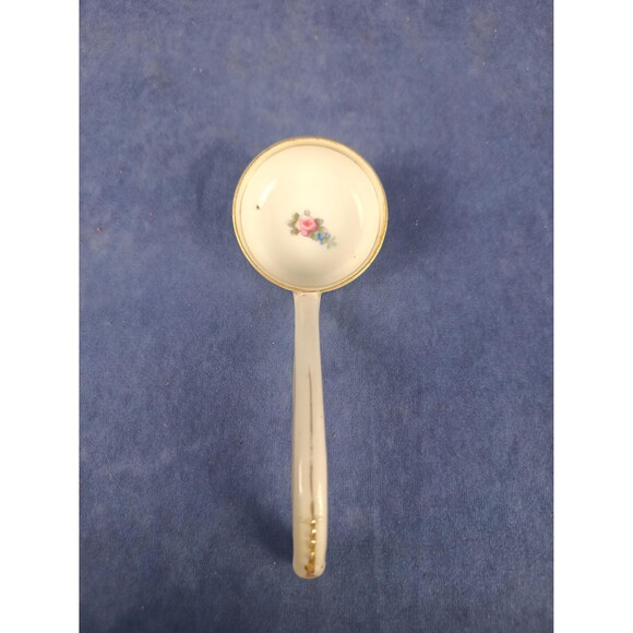 Noritake Hand Painted Soup Set Sauce Bowl Condiment Bowl With Ladle And Saucer - Picture 7 of 10